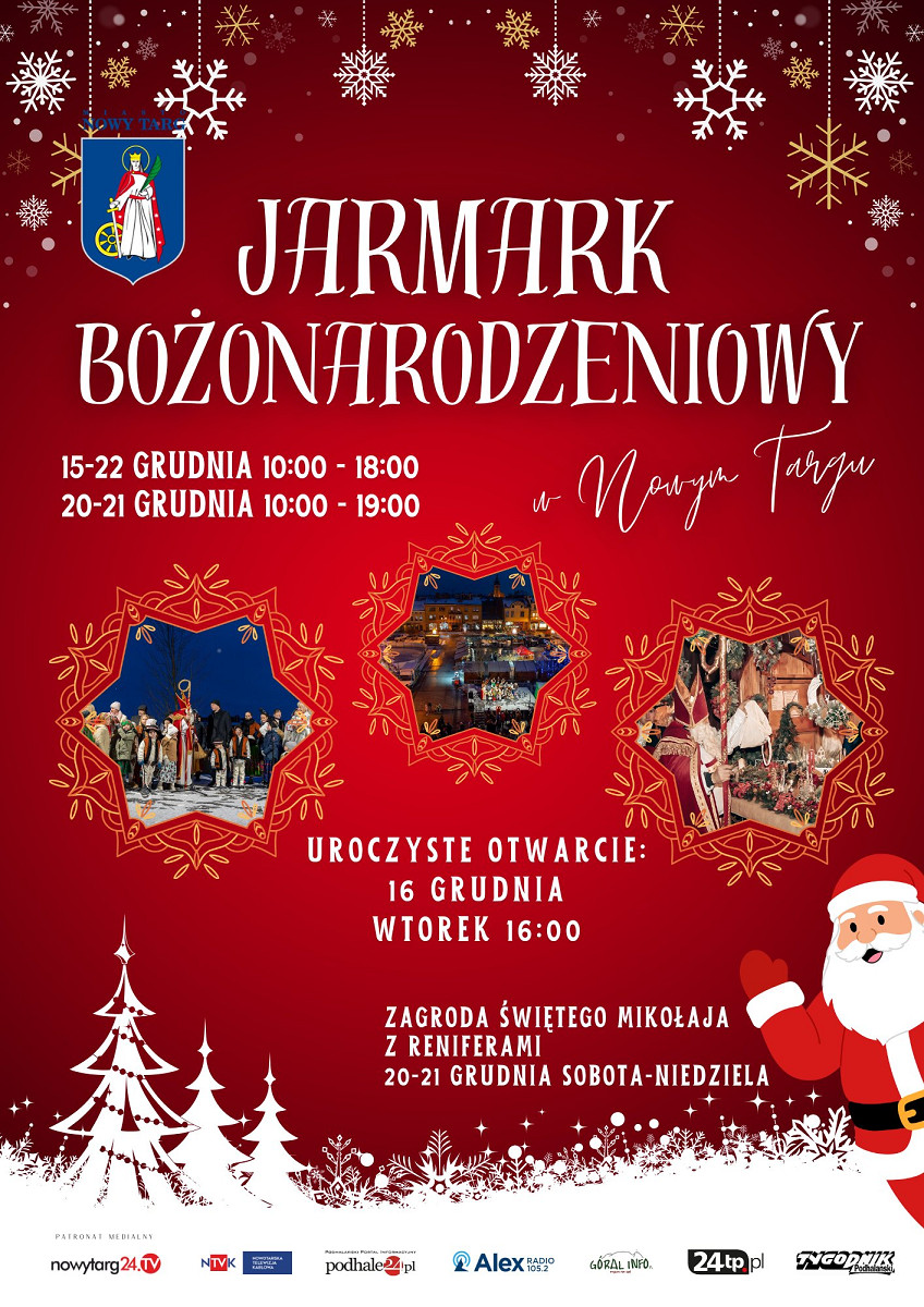 Zapraszamy na Nowotarski Jarmark Bożonarodzeniowy!