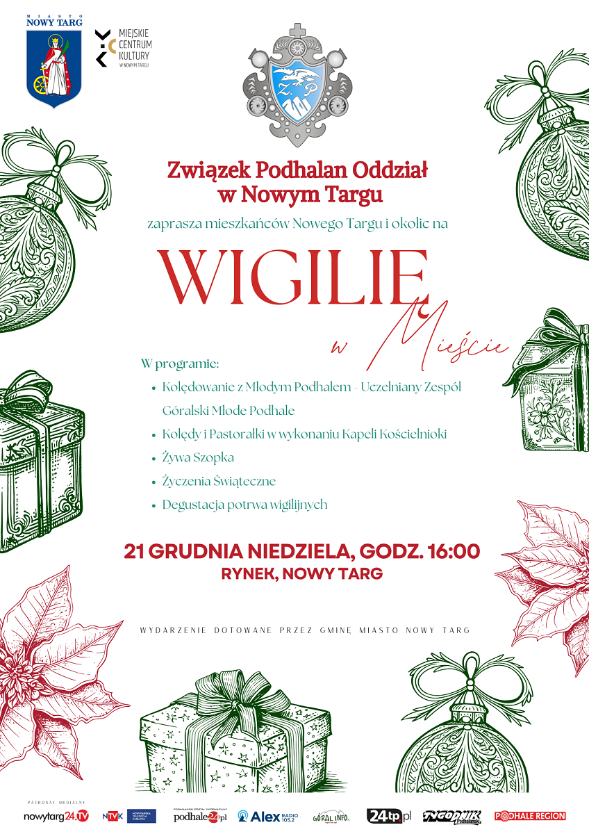 Zapraszamy na „Wigilię w Mieście”