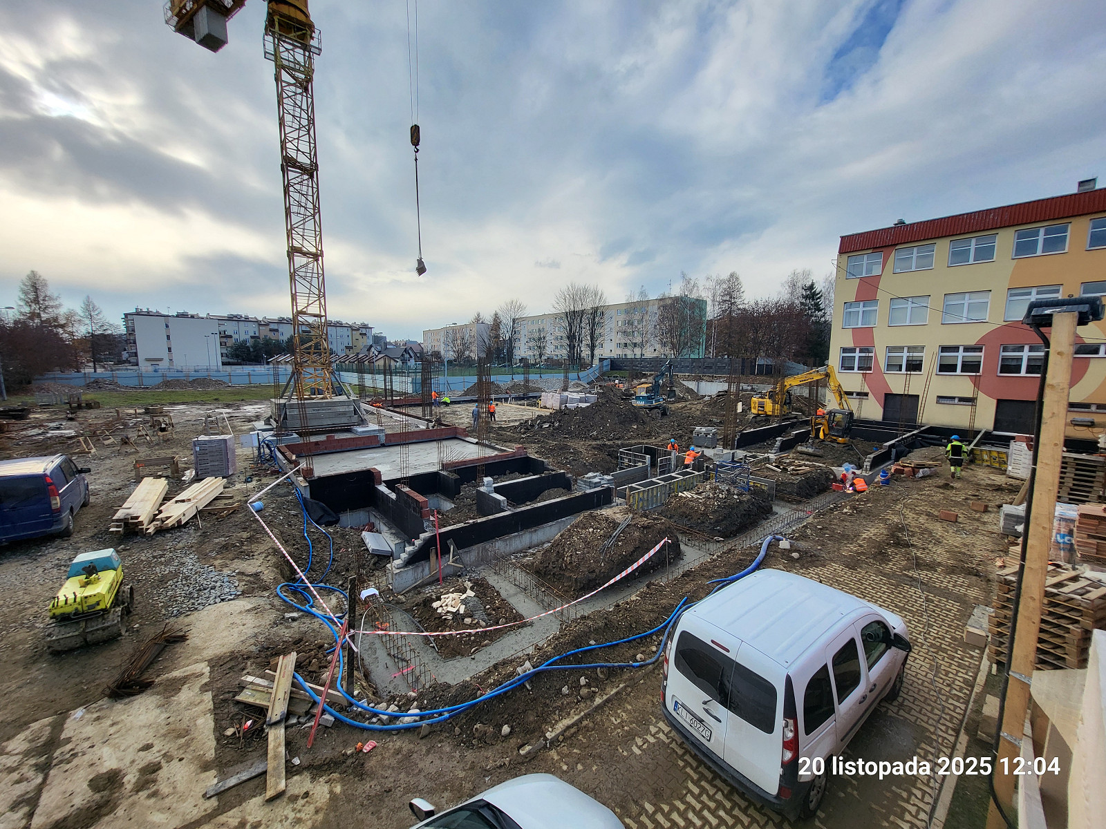 Budowa Sali Gimnastycznej przy Szkole Podstawowej nr 11 – postępy prac