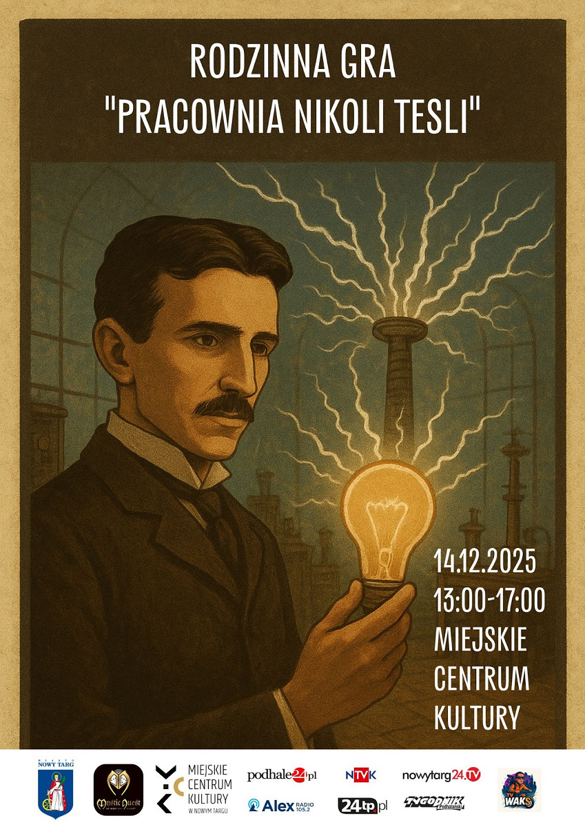 PRACOWNIA NIKOLI TESLI – GRA RODZINNA!