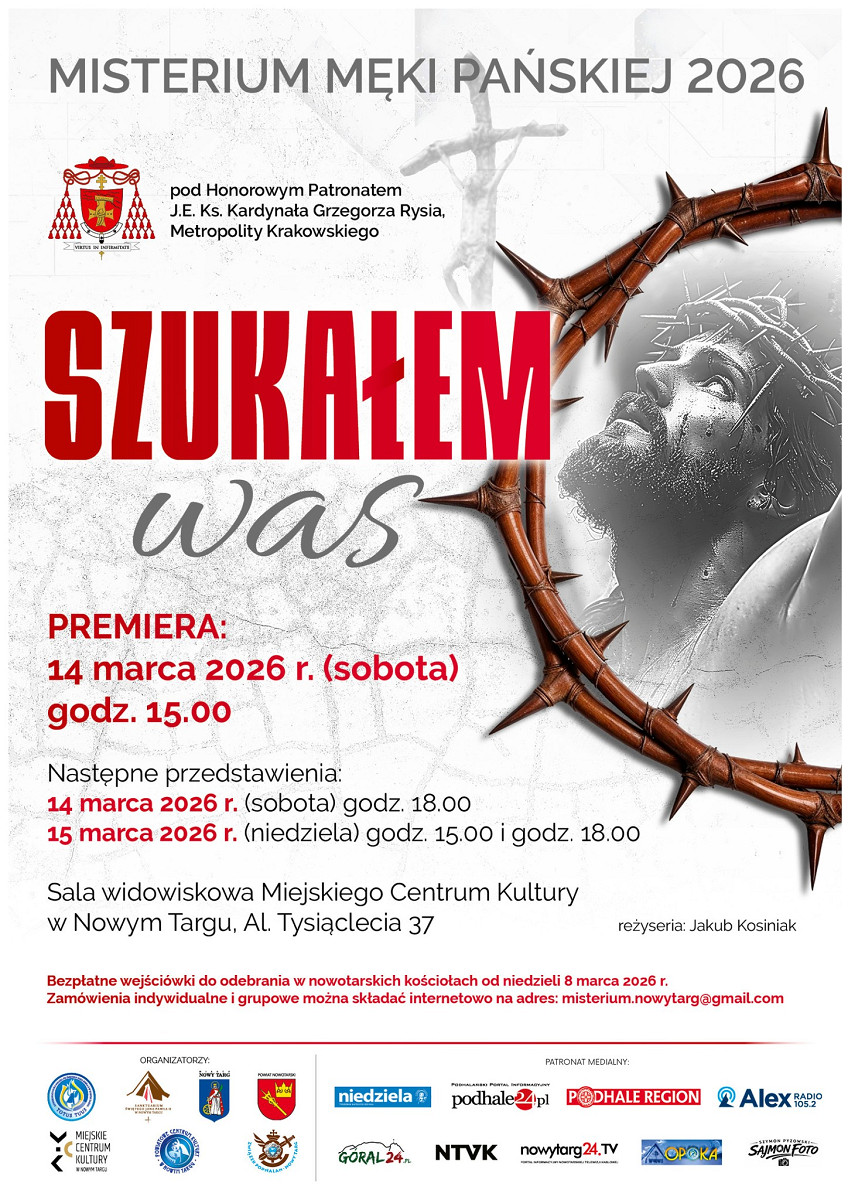 Misterium Męki Pańskiej pt. „Szukałem was”