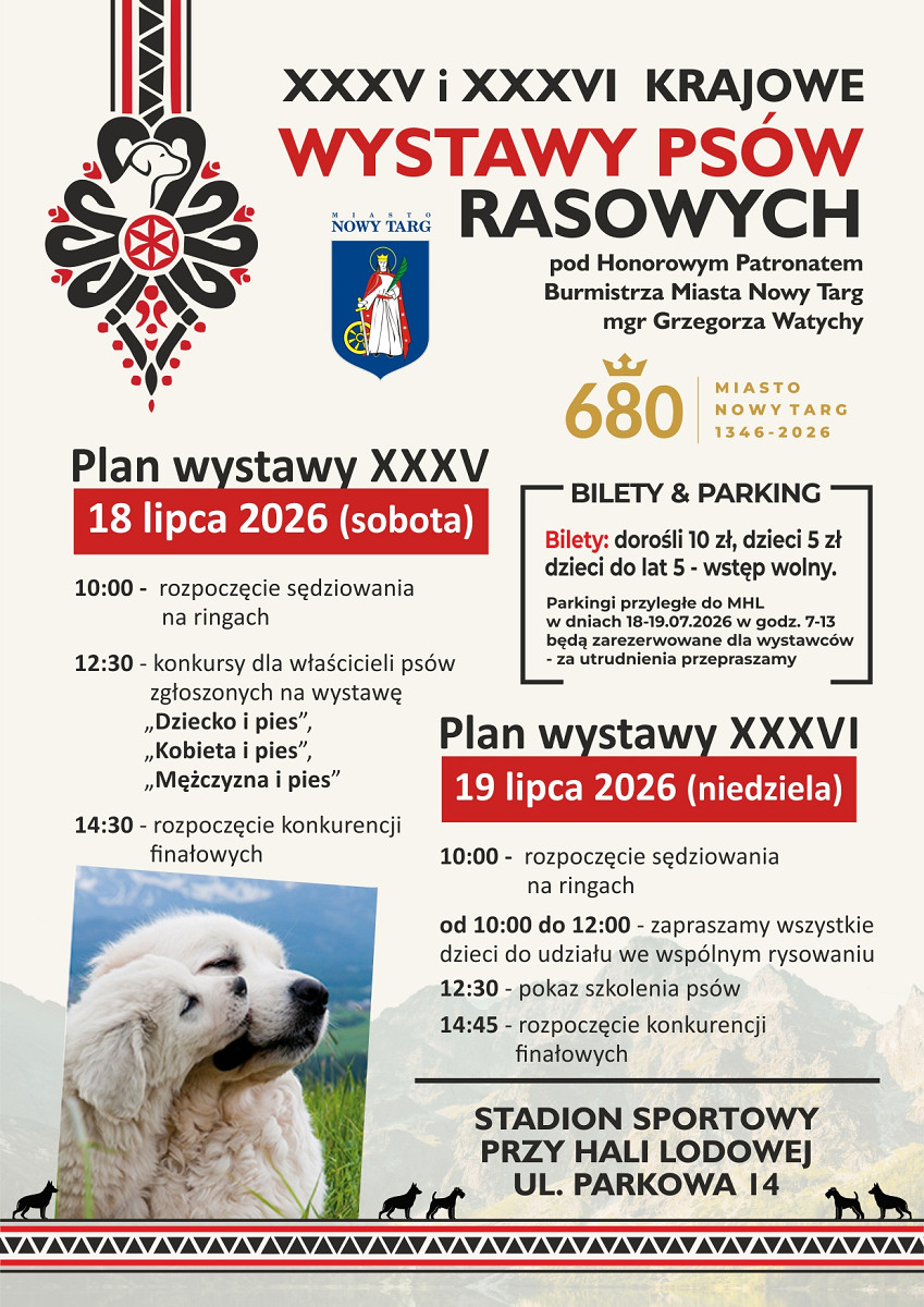 XXXV i XXXVI Krajowe Wystawy Psów Rasowych