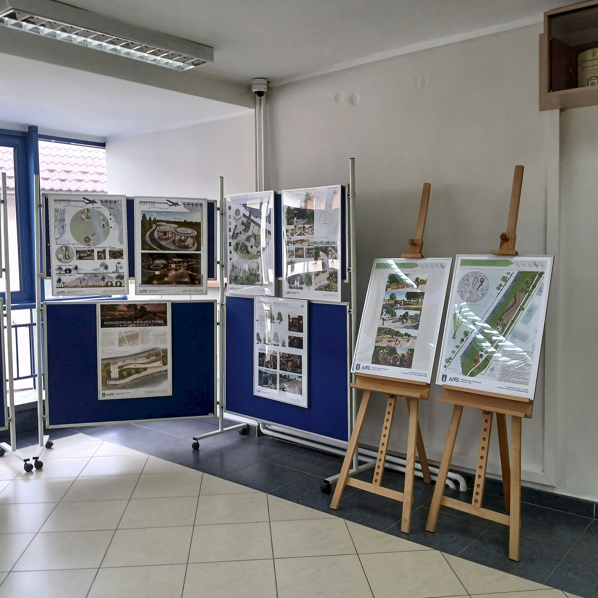 Wystawa prac studentów architektury Akademii Nauk Stosowanych w  Nowym Targu