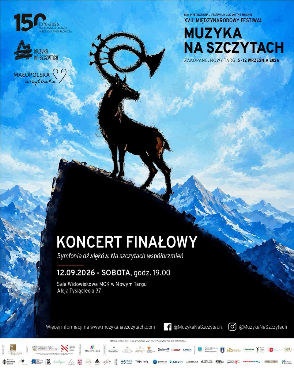 "Symfonia dźwięków. Na szczytach współbrzmień" - koncert finałowy Festiwalu Muzyka na Szczytach