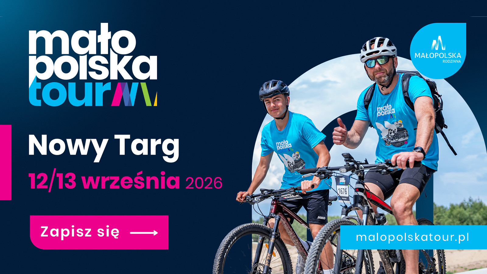 Rajd rowerowy oraz maraton MTB Małopolska Tour 2026 w Nowym Targu - Sportowy weekend w Stolicy Podhala.