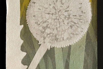 il. 110. 凪 (flauta), technika mokuhanga redukcyjna, kirazuri, wymiar 130 × 190 mm, rok 2021.jpg