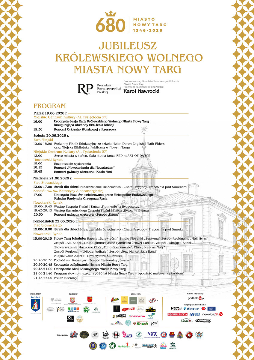 Jubileusz Miasta Nowy Targ - Plakat.jpg