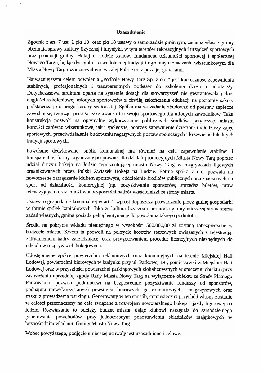 Projekt uchwa┼éy w sprawie utworzenia jednoosobowej sp├│┼éki z o.o. Gminy Miasto Nowy Targ pod nazw─ů Podhale Nowy Targ Sp├│┼éka z o.o. oraz wyposa┼╝enia jej w ┼║r├│d┼éa przychodu-obrazy-2.jpg