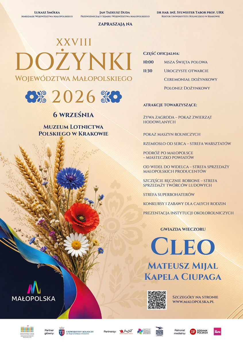 Dożynki Województwa Małopolskiego w Krakowie